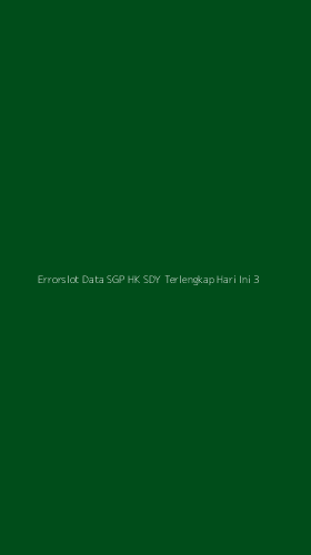 Tampilan Antarmuka Aplikasi Errorslot Data Sgp Hk Sdy Terlengkap Hari Ini - 3