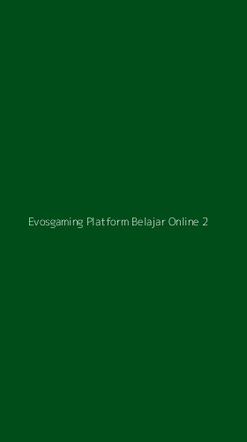 Tampilan Antarmuka Aplikasi Evosgaming Platform Belajar Online - 2