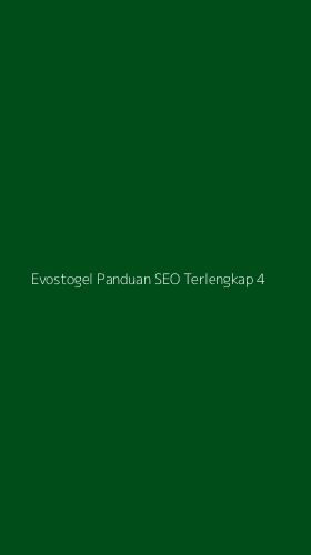 Tampilan Antarmuka Aplikasi Evostogel Panduan Seo Terlengkap - 4