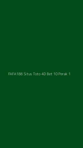Tampilan Antarmuka Aplikasi Fafa188 Situs Toto 4d Bet 10 Perak - 1