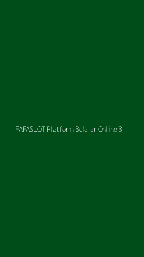 Tampilan Antarmuka Aplikasi Fafaslot Platform Belajar Online - 3