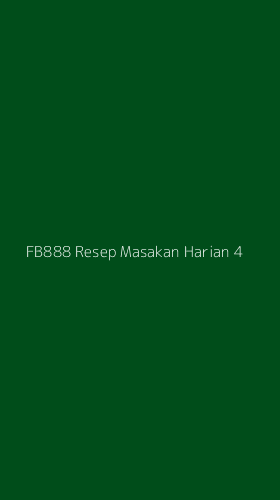 Tampilan Antarmuka Aplikasi Fb888 Resep Masakan Harian - 4