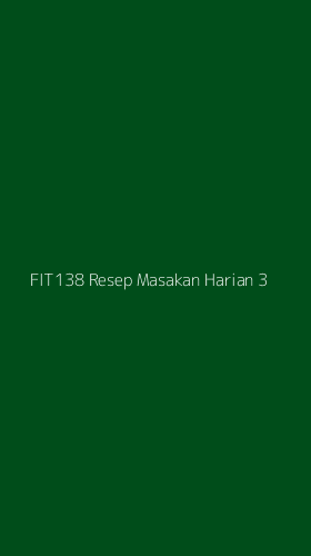 Tampilan Antarmuka Aplikasi Fit138 Resep Masakan Harian - 3