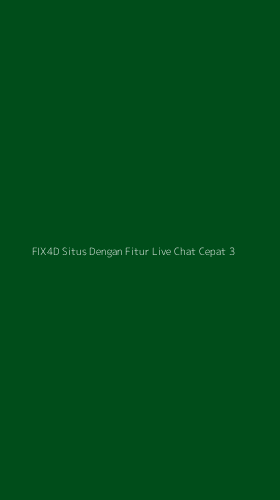 Tampilan Antarmuka Aplikasi Fix4d Situs Dengan Fitur Live Chat Cepat - 3