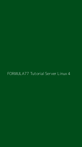 Tampilan Antarmuka Aplikasi Formula77 Tutorial Server Linux - 4