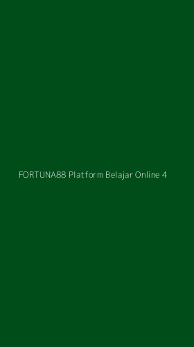 Tampilan Antarmuka Aplikasi Fortuna88 Platform Belajar Online - 4