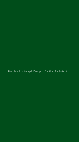 Tampilan Antarmuka Aplikasi Facebooktoto Apk Dompet Digital Terbaik - 3