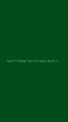 Tampilan Antarmuka Aplikasi Fafa777 Bandar Toto Slot Gacor Resmi - 3