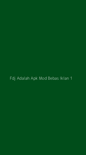 Tampilan Antarmuka Aplikasi Fdj Adalah Apk Mod Bebas Iklan - 1