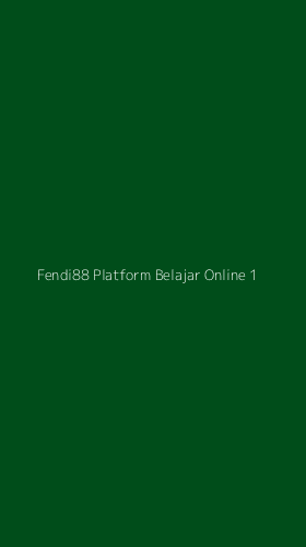 Tampilan Antarmuka Aplikasi Fendi88 Platform Belajar Online - 1