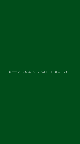Tampilan Antarmuka Aplikasi Ff777 Cara Main Togel Colok Jitu Pemula - 1
