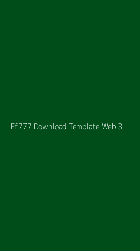 Tampilan Antarmuka Aplikasi Ff777 Download Template Web - 3