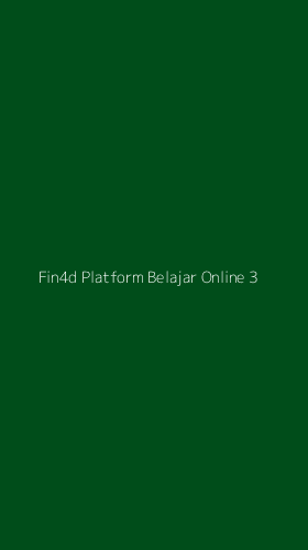 Tampilan Antarmuka Aplikasi Fin4d Platform Belajar Online - 3