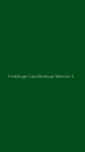 Tampilan Antarmuka Aplikasi Fin4dtogel Cara Membuat Website - 3