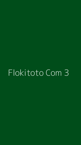 Tampilan Antarmuka Aplikasi Flokitoto Com - 3