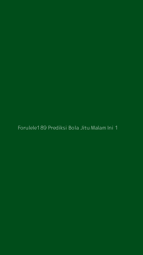 Tampilan Antarmuka Aplikasi Forulele189 Prediksi Bola Jitu Malam Ini - 1