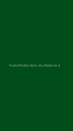 Tampilan Antarmuka Aplikasi Fos4d Prediksi Bola Jitu Malam Ini - 4