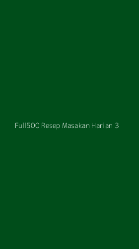 Tampilan Antarmuka Aplikasi Full500 Resep Masakan Harian - 3