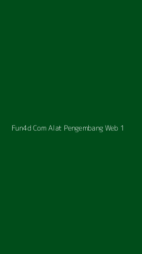 Tampilan Antarmuka Aplikasi Fun4d Com Alat Pengembang Web - 1