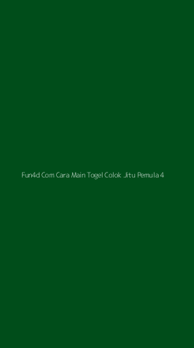 Tampilan Antarmuka Aplikasi Fun4d Com Cara Main Togel Colok Jitu Pemula - 4