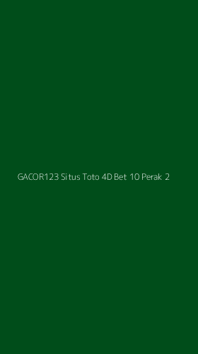 Tampilan Antarmuka Aplikasi Gacor123 Situs Toto 4d Bet 10 Perak - 2