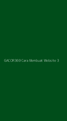 Tampilan Antarmuka Aplikasi Gacor369 Cara Membuat Website - 3