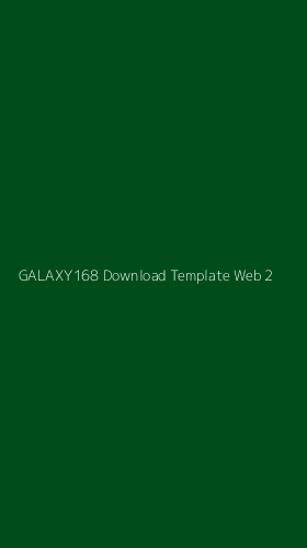Tampilan Antarmuka Aplikasi Galaxy168 Download Template Web - 2