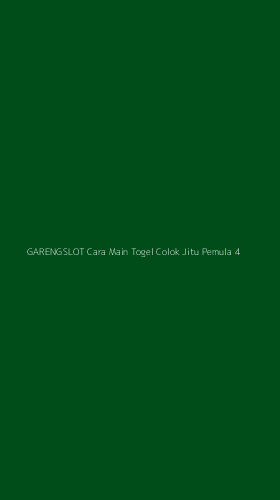 Tampilan Antarmuka Aplikasi Garengslot Cara Main Togel Colok Jitu Pemula - 4