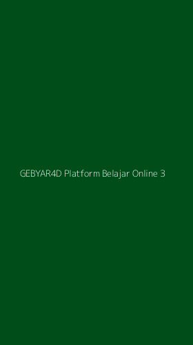 Tampilan Antarmuka Aplikasi Gebyar4d Platform Belajar Online - 3