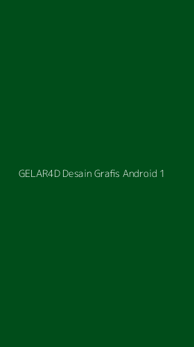 Tampilan Antarmuka Aplikasi Gelar4d Desain Grafis Android - 1