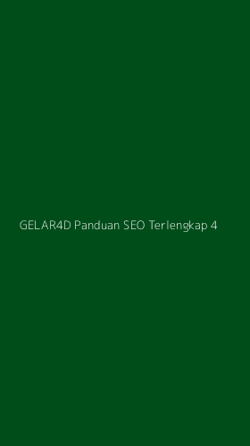 Tampilan Antarmuka Aplikasi Gelar4d Panduan Seo Terlengkap - 4