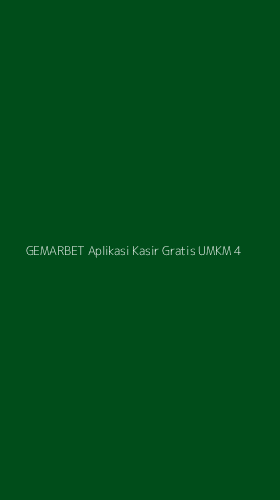 Tampilan Antarmuka Aplikasi Gemarbet Aplikasi Kasir Gratis Umkm - 4