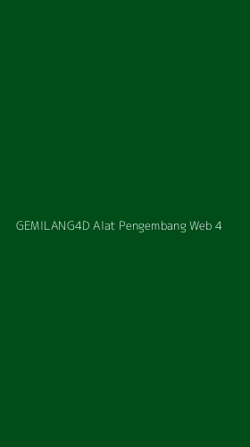 Tampilan Antarmuka Aplikasi Gemilang4d Alat Pengembang Web - 4