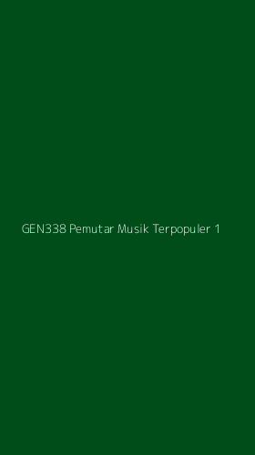 Tampilan Antarmuka Aplikasi Gen338 Pemutar Musik Terpopuler - 1
