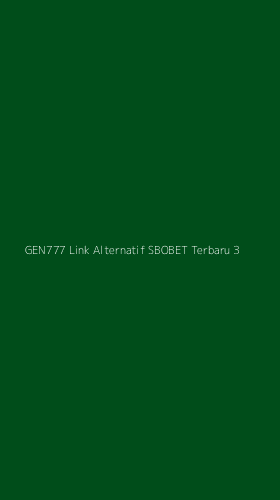 Tampilan Antarmuka Aplikasi Gen777 Link Alternatif Sbobet Terbaru - 3