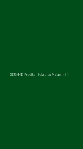 Tampilan Antarmuka Aplikasi Gerai4d Prediksi Bola Jitu Malam Ini - 1