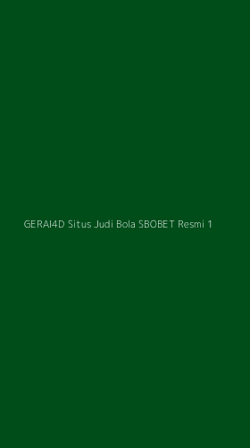 Tampilan Antarmuka Aplikasi Gerai4d Situs Judi Bola Sbobet Resmi - 1