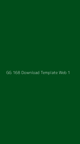 Tampilan Antarmuka Aplikasi Gg 168 Download Template Web - 1