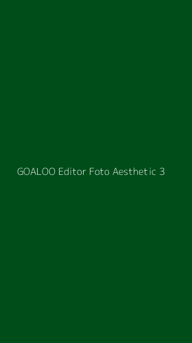 Tampilan Antarmuka Aplikasi Goaloo Editor Foto Aesthetic - 3