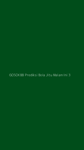 Tampilan Antarmuka Aplikasi Gosok88 Prediksi Bola Jitu Malam Ini - 3