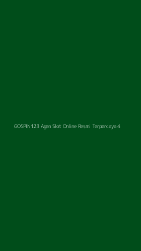Tampilan Antarmuka Aplikasi Gospin123 Agen Slot Online Resmi Terpercaya - 4