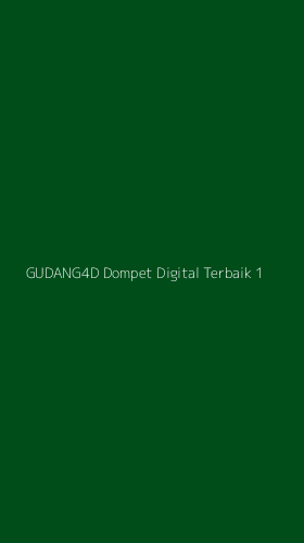 Tampilan Antarmuka Aplikasi Gudang4d Dompet Digital Terbaik - 1