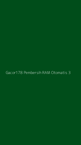 Tampilan Antarmuka Aplikasi Gacor178 Pembersih Ram Otomatis - 3
