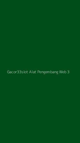 Tampilan Antarmuka Aplikasi Gacor33slot Alat Pengembang Web - 3