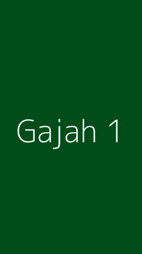 Tampilan Antarmuka Aplikasi Gajah - 1