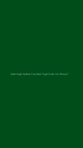 Tampilan Antarmuka Aplikasi Galeritogel Aplikasi Cara Main Togel Colok Jitu Pemula - 1