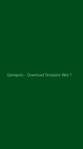 Tampilan Antarmuka Aplikasi Gamepols - Download Template Web - 1