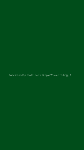 Tampilan Antarmuka Aplikasi Gamespools Rtp Bandar Online Dengan Winrate Tertinggi - 1
