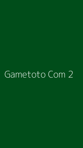 Tampilan Antarmuka Aplikasi Gametoto Com - 2