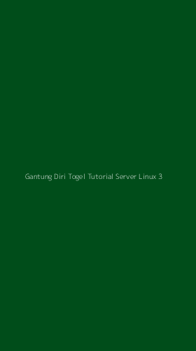 Tampilan Antarmuka Aplikasi Gantung Diri Togel Tutorial Server Linux - 3